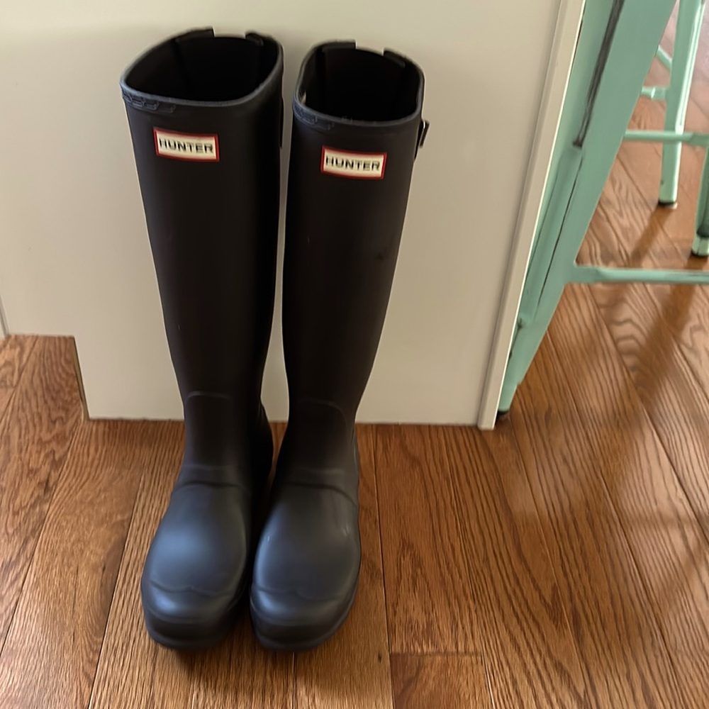 HUNTER MATTE TALL RAIN BOOTS